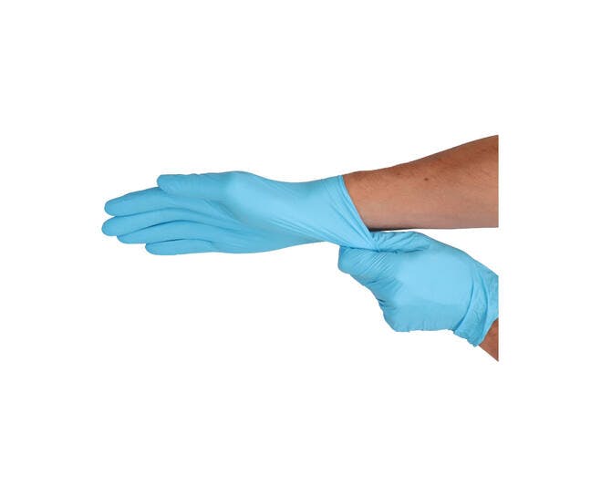 CMT 100 Nitril handschoen poedervrij blauw 5