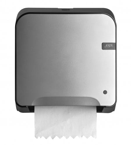 Euro 441159 Quartz mini matic XL handdoek papier automaat type autocut zilver