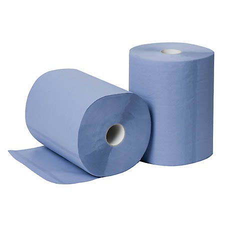 Cetec plus 5347 papier 3-lgs blauw 180mtr x 38cm
