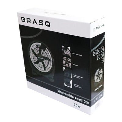 BRASQ 8582602 Vloerventilator F200 zwart Ø 50 cm 3