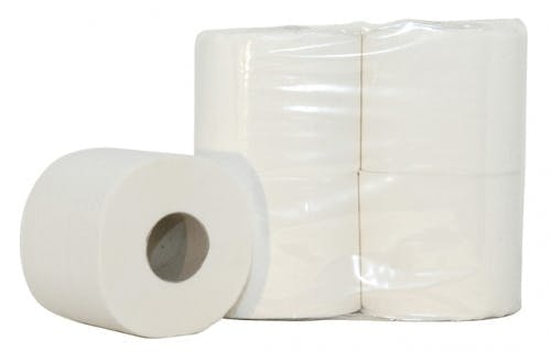 MisterHARdy 5002 toiletpapier hoogwit cellulose tissue 2-laags 400 vel 10x4 rol