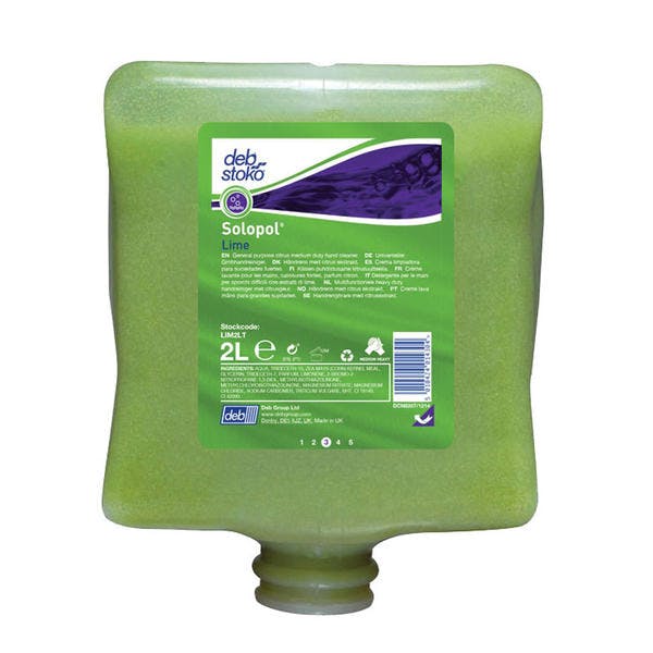 Deb Stoko LIM2LT Solopole lime industriele handreiniger 4x 2 liter flacon